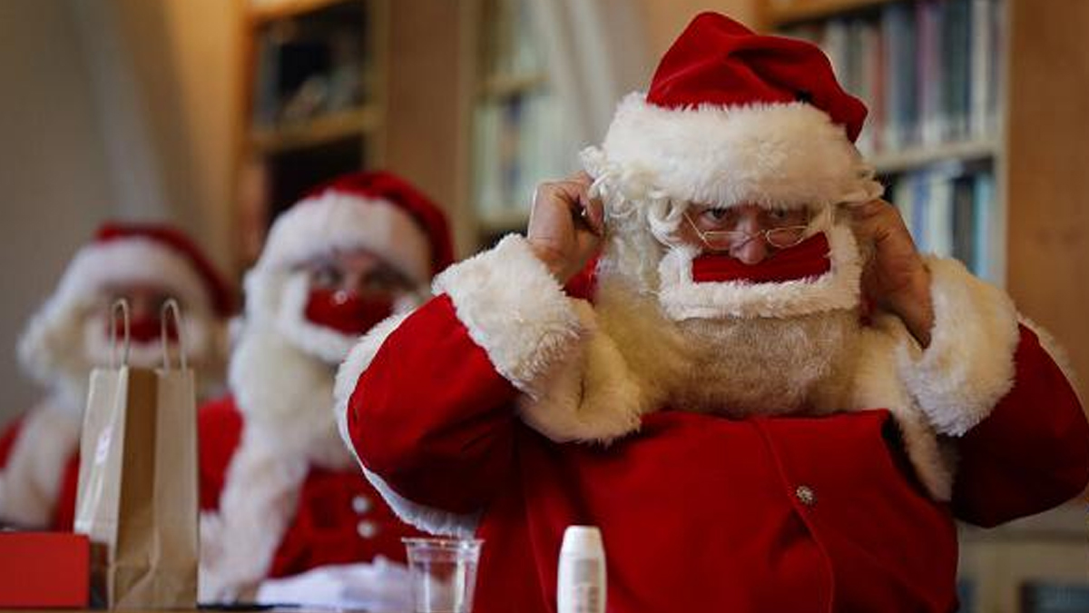 'Noel Baba' 45 kişiye virüs bulaştırdı