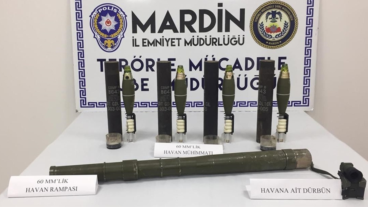 PKK'ya ait havan rampası ile havan mühimmatları ele geçirildi