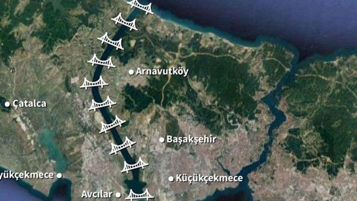 Kanal İstanbul pandemiye rağmen ilerliyor! Tapu sınırları belirlenmeye başlandı