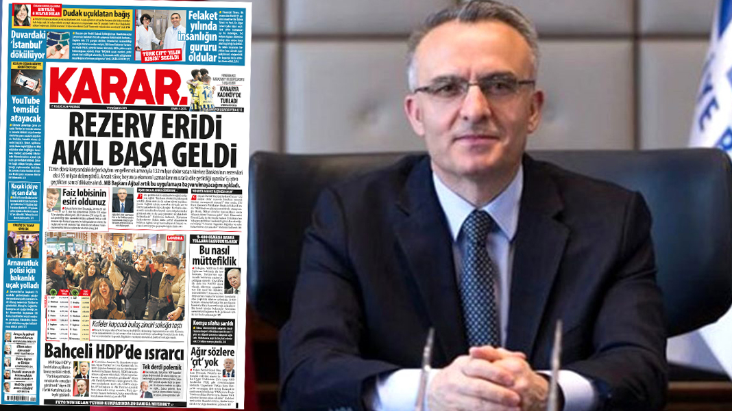 Rezerv eridi akıl başa geldi