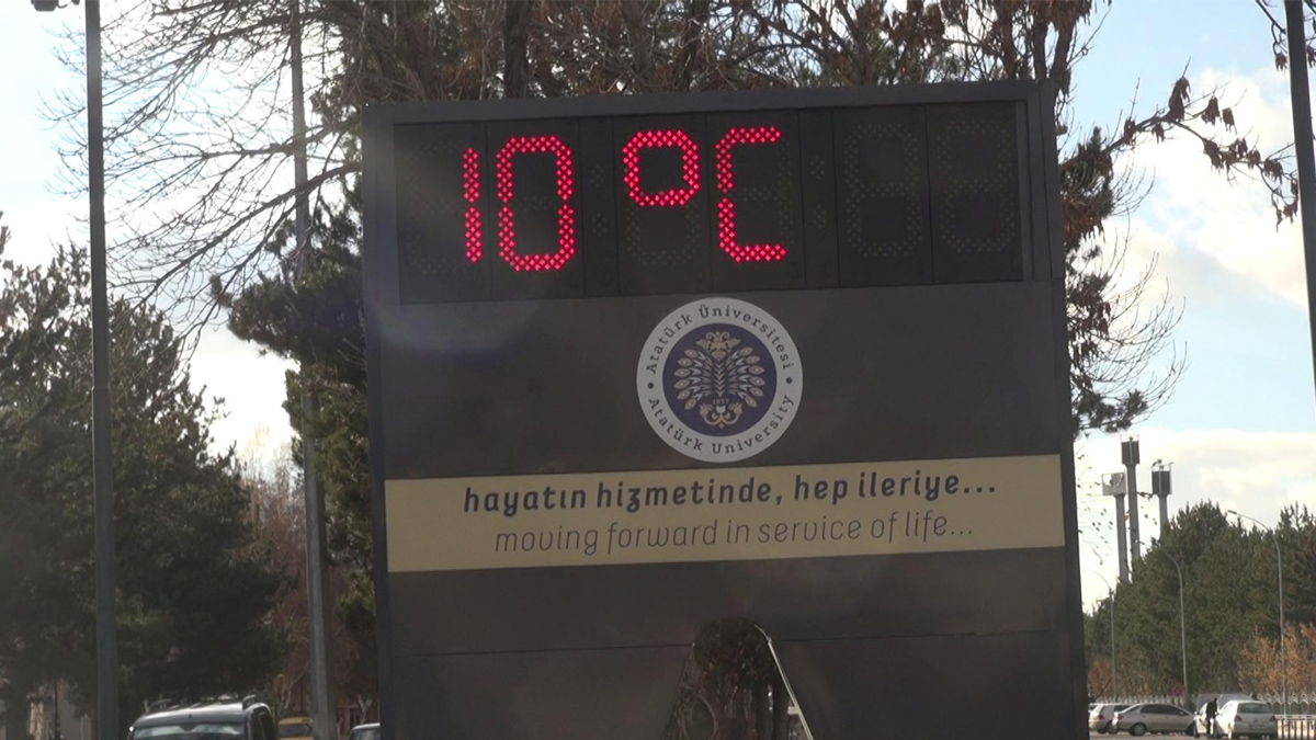 Doğu'da son 30 yılın en sıcak aralık ayı yaşanıyor