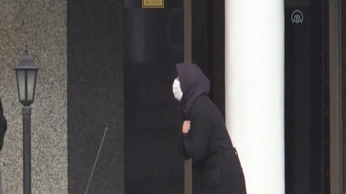 Patlama sonrası kadının feryadı kamerada