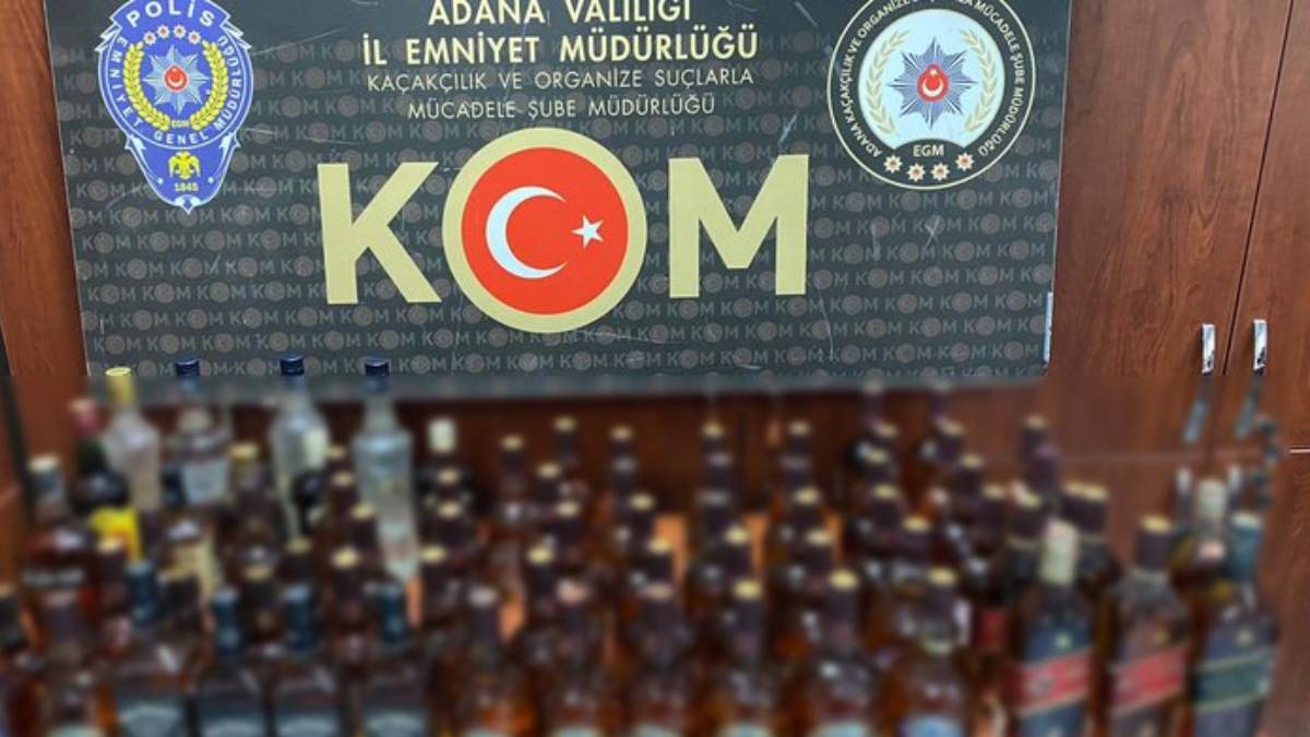 Sahte alkol operasyonu:155 litre ele geçirildi
