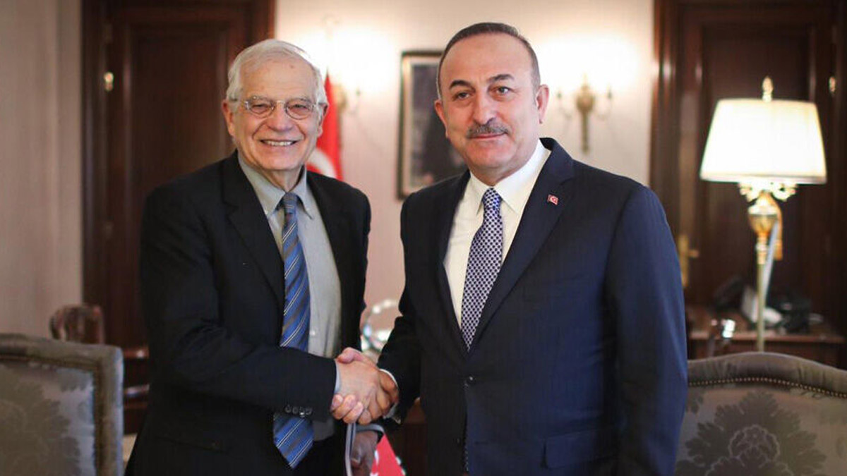 Çavuşoğlu, Borrell ile görüştü