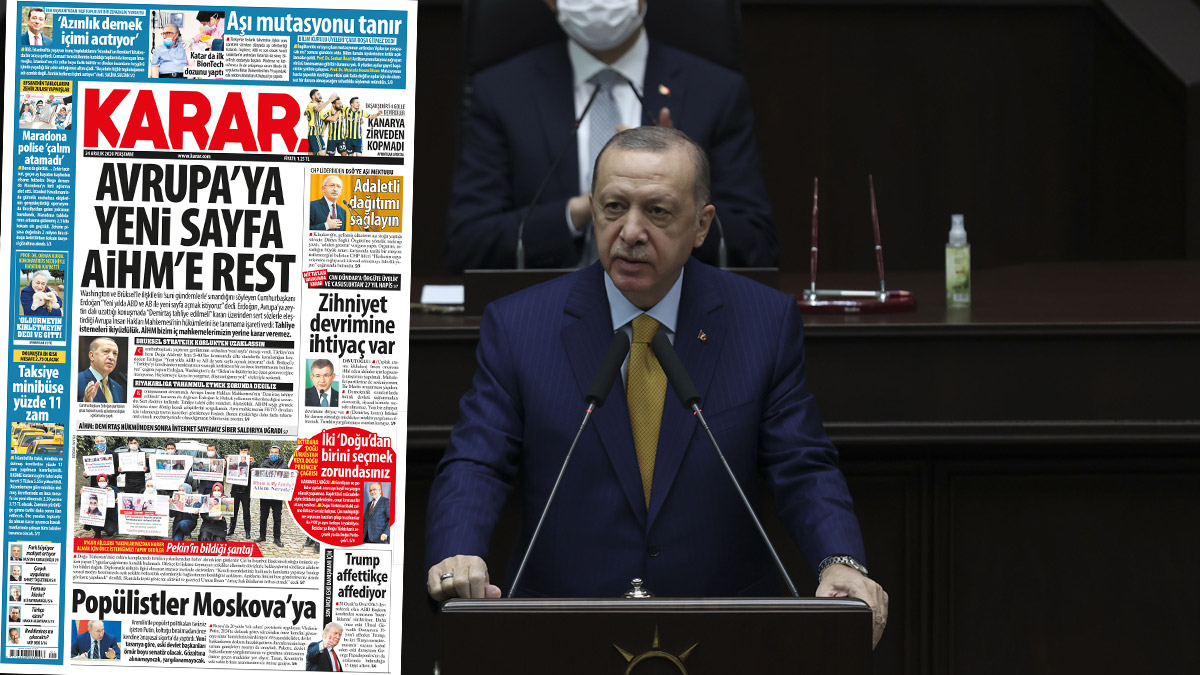 Avrupa’ya yeni sayfa AİHM’e rest