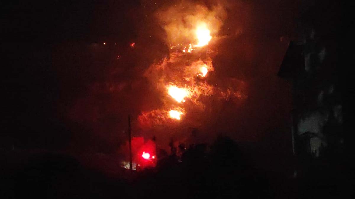 Hatay'da 4 noktada yangın çıktı