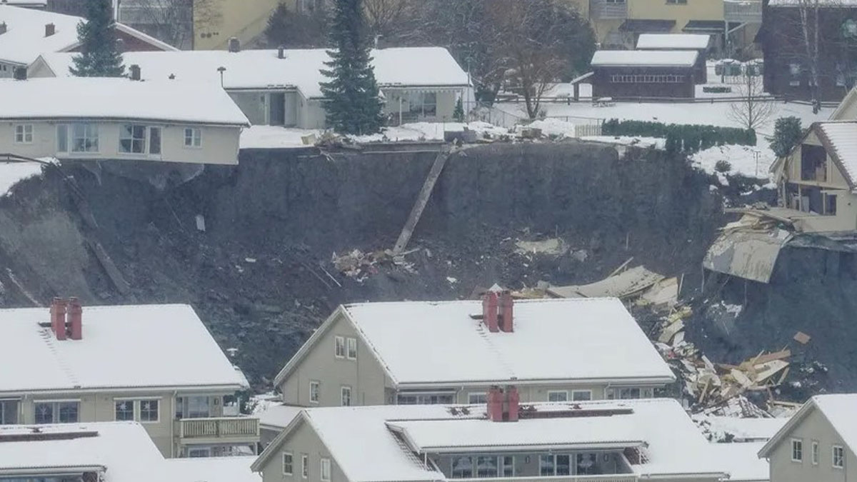 Norveç'te toprak kayması: 10 yaralı 21 kayıp