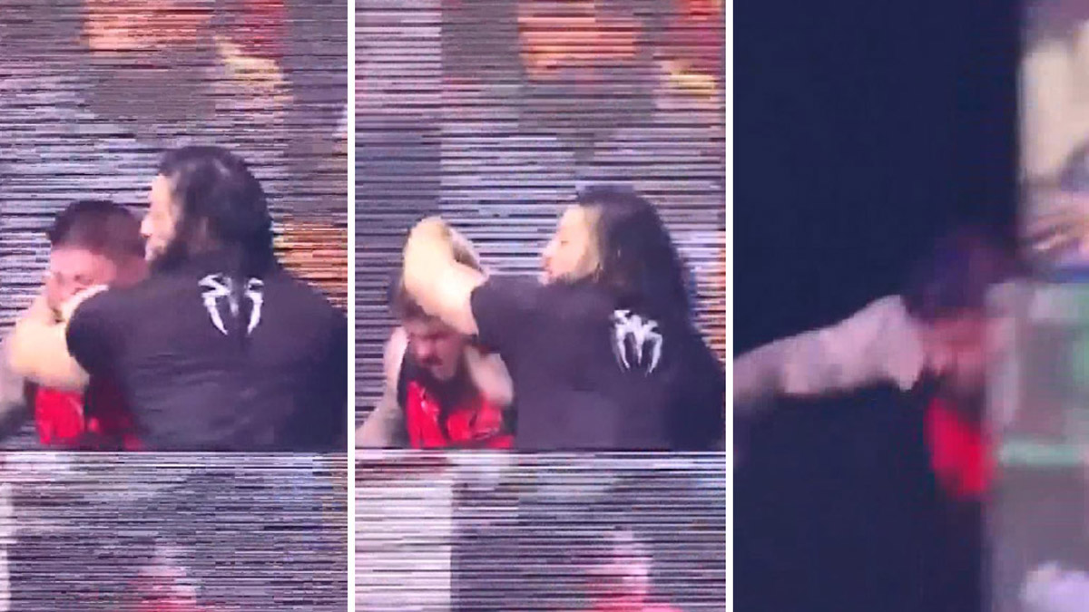 Güreş karşılaşmasında kavga! Hızını alamayınca fırlattı