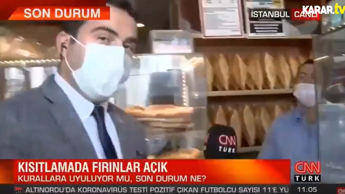 Esnafa işlerini soran CNN Türk muhabiri, cevabı duyunca mikrofonu geri çekti