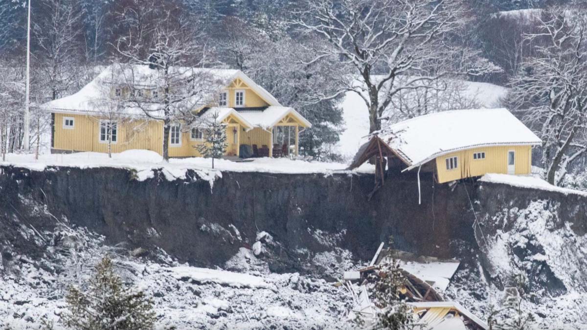 Norveç'te toprak kayması: 3 kişinin daha cansız bedeni bulundu