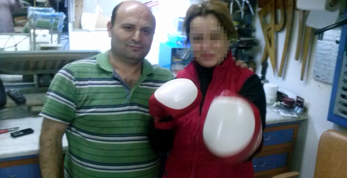 Kadından şiddet gören erkek koruma istedi!