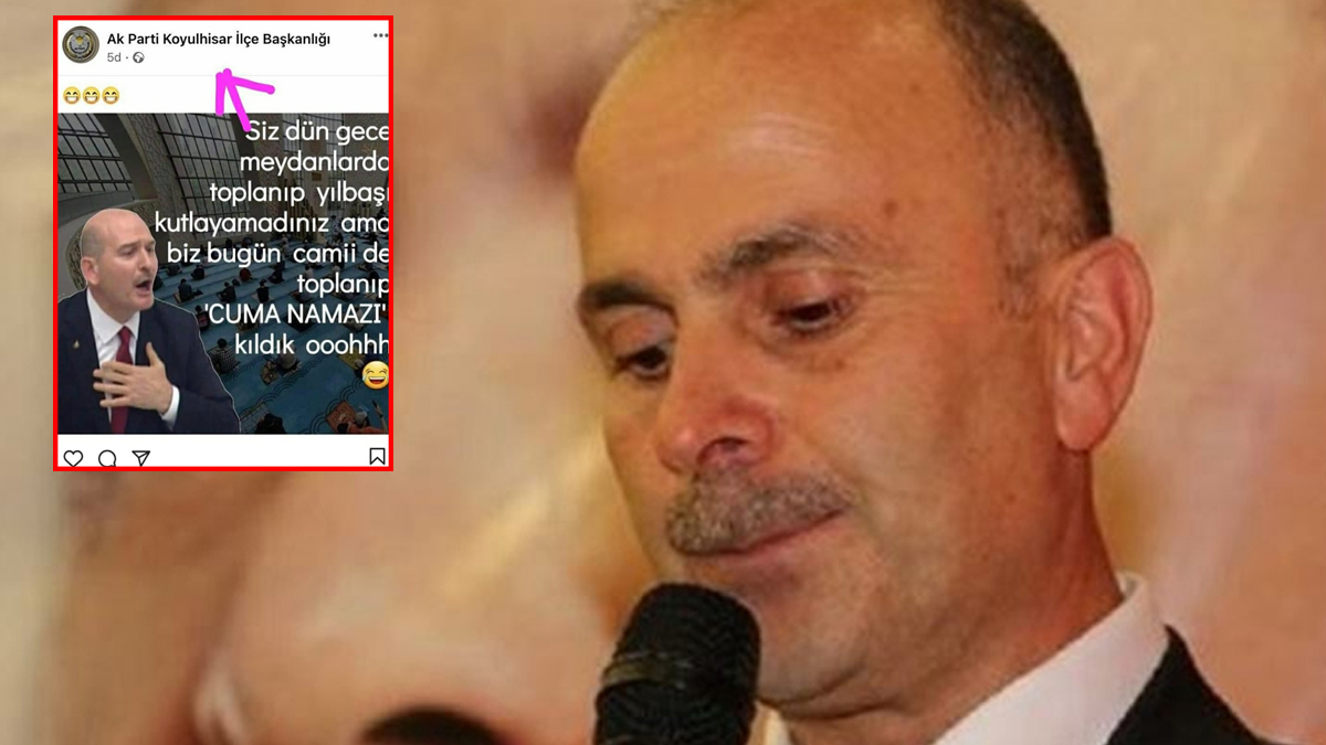 AK Partili Başkan tepki çeken paylaşım için özür diledi