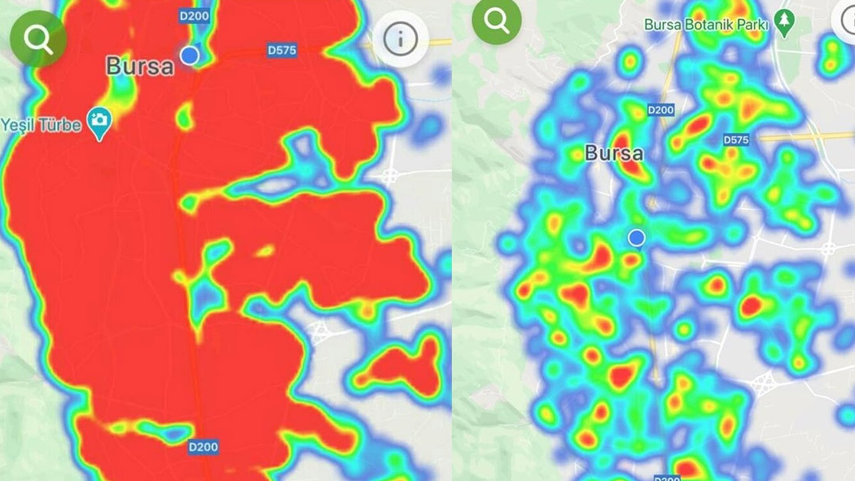 Vakaların pik yaptığı Bursa'da sevindiren görüntü!