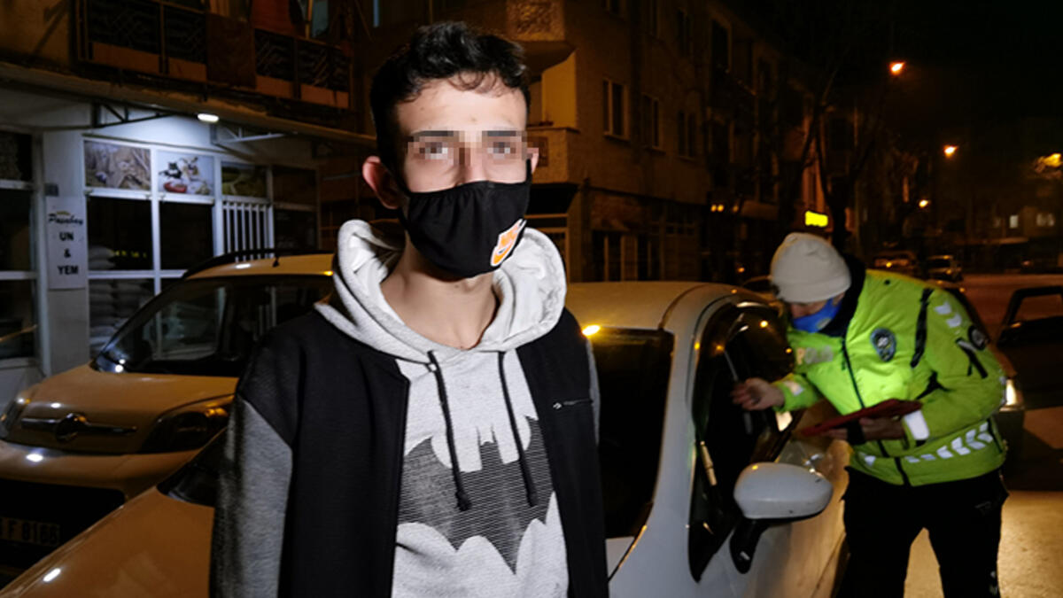 Sokağa çıkma yasağını ihlal etti:  'Yarın manşette biz mi olacağız?' dedi