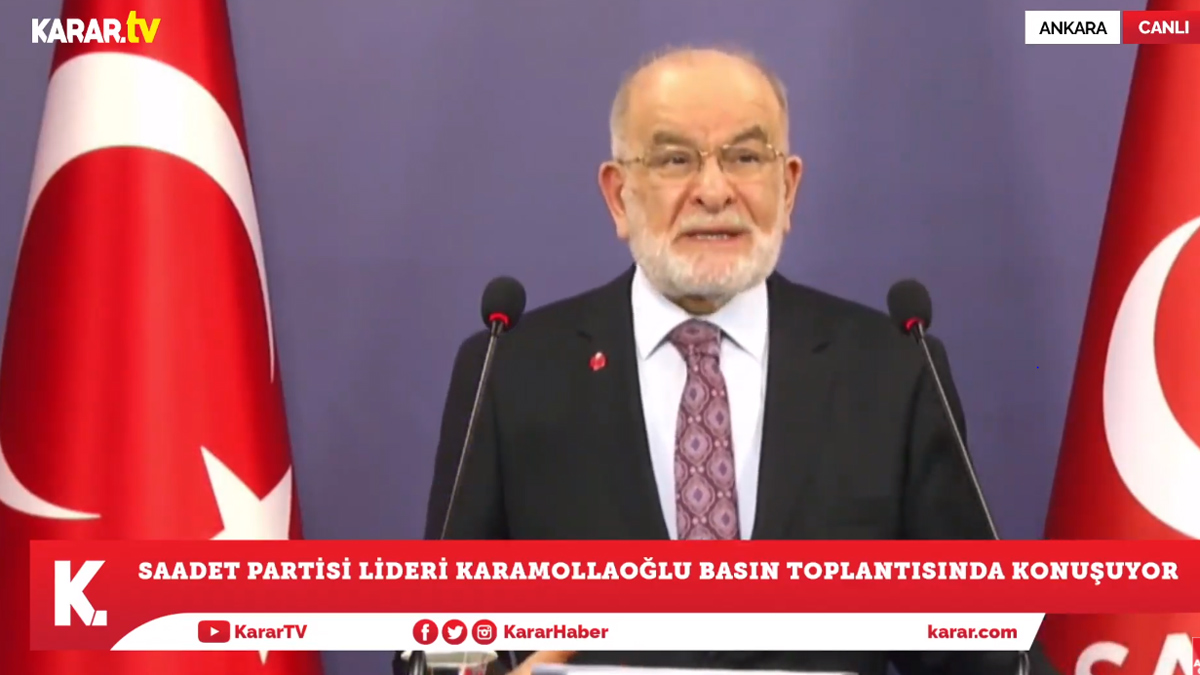 Karamollaoğlu: TUİK, Erdoğan'ı üzmemek için rakamları ayarlıyor