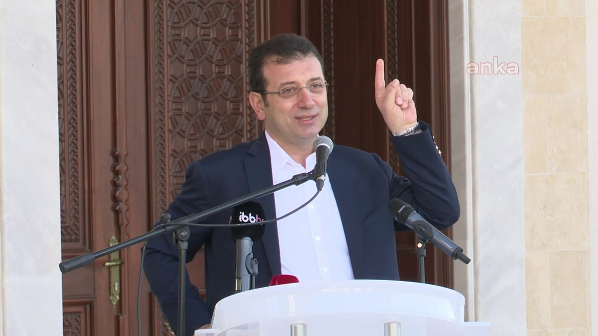 İmamoğlu cami açılışında konuştu: Nasıl engellendiğimize bakın
