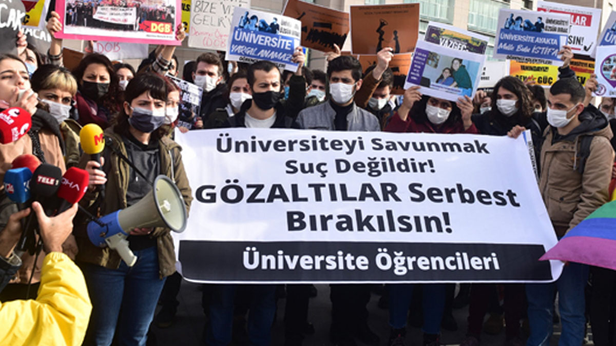 Boğaziçi protestolarında gözaltına alınan 45 kişinin hepsi serbest