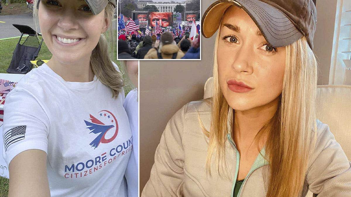 Trump'ın mitingine katılan Yüzbaşı Emily Rainey'e inceleme