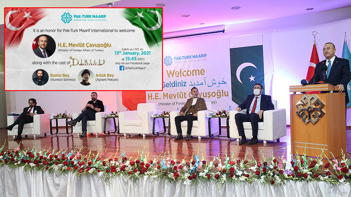 Çavuşoğlu’nun Pakistan ziyaretine Diriliş oyuncuları eşlik etti