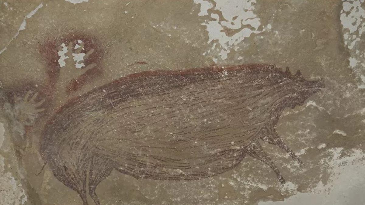 Endonezya'daki bir keşifle 'dünyanın en eski mağara resmi' unvanı yine el değiştirdi