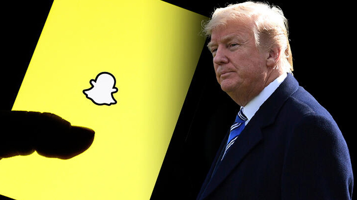 Trump'a bir yasak da Snapchat'ten