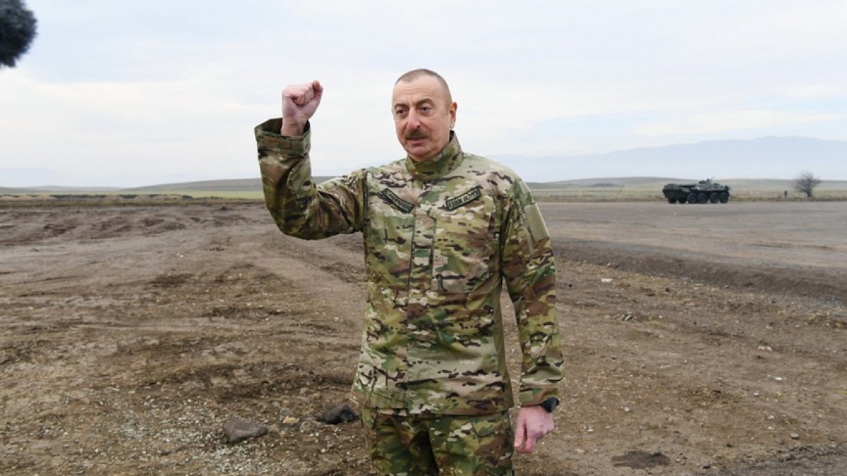 İlham Aliyev, Ermenistan işgalinden kurtarılan Şuşa'yı ziyaret etti