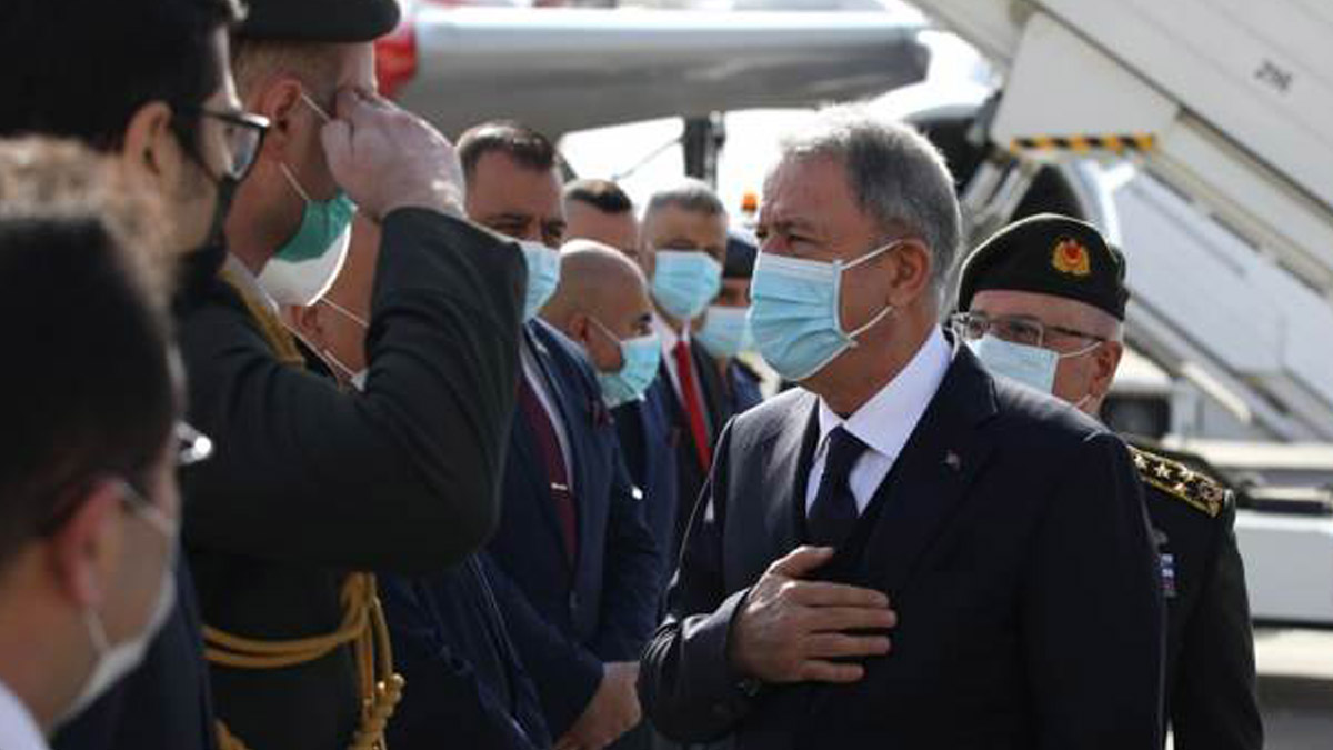 Bakan Akar'dan Türkiye’nin Bağdat Büyükelçiliği'ne ziyaret