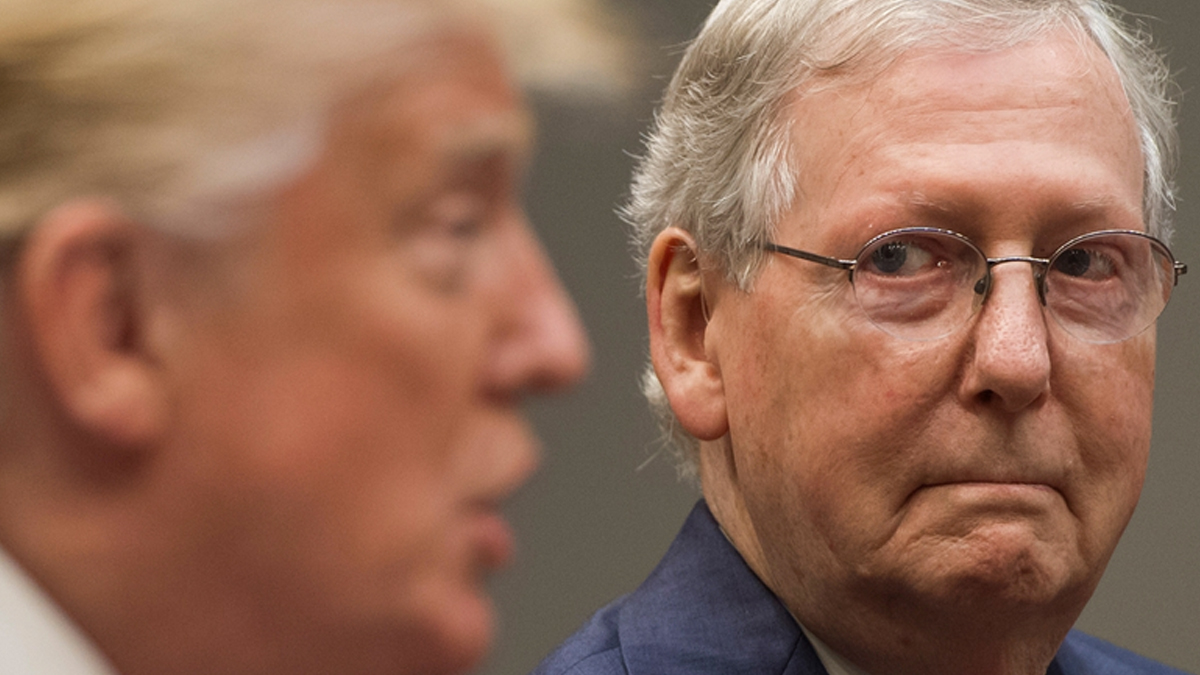 Senato Çoğunluk Lideri Cumhuriyetçi McConnell, Trump'ı suçladı