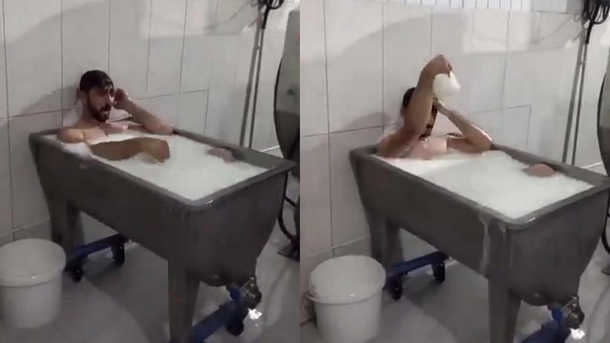 Süt kazanındaki süt banyosuna 15 yıl hapis istemi