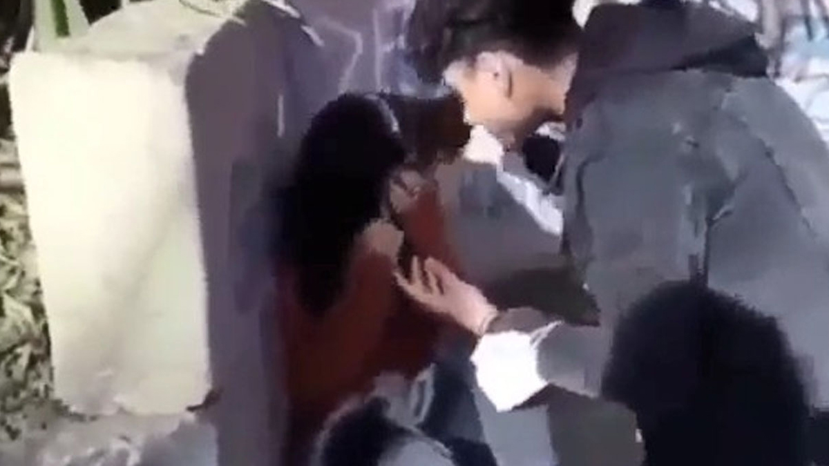 Korkunç görüntüleri sosyal medyada yayınladı