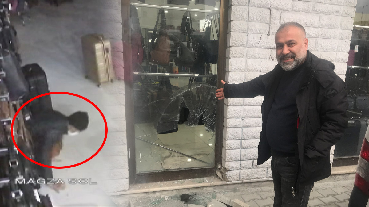 Güpegündüz yaşanan hırsızlık saniye saniye kamerada!