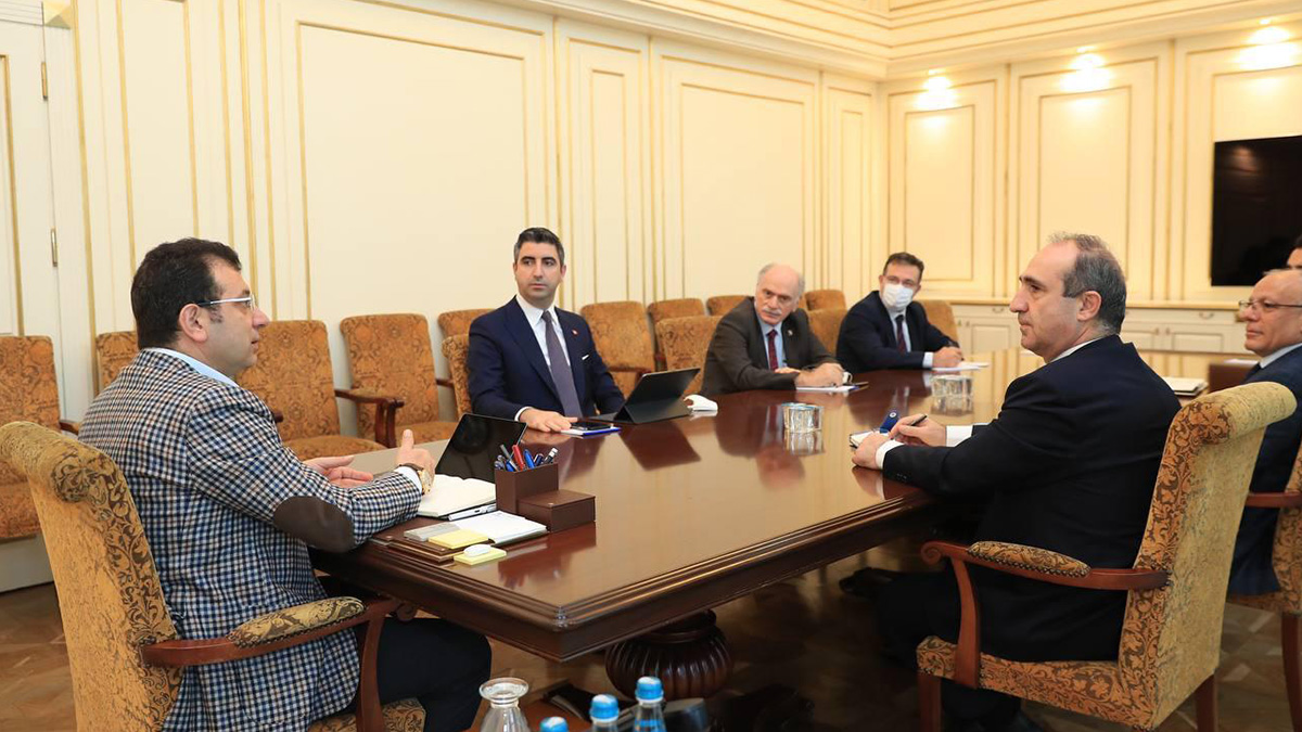 Ekrem İmamoğlu ve Başkan Gökhan Yüksel’den değerlendirme toplantısı