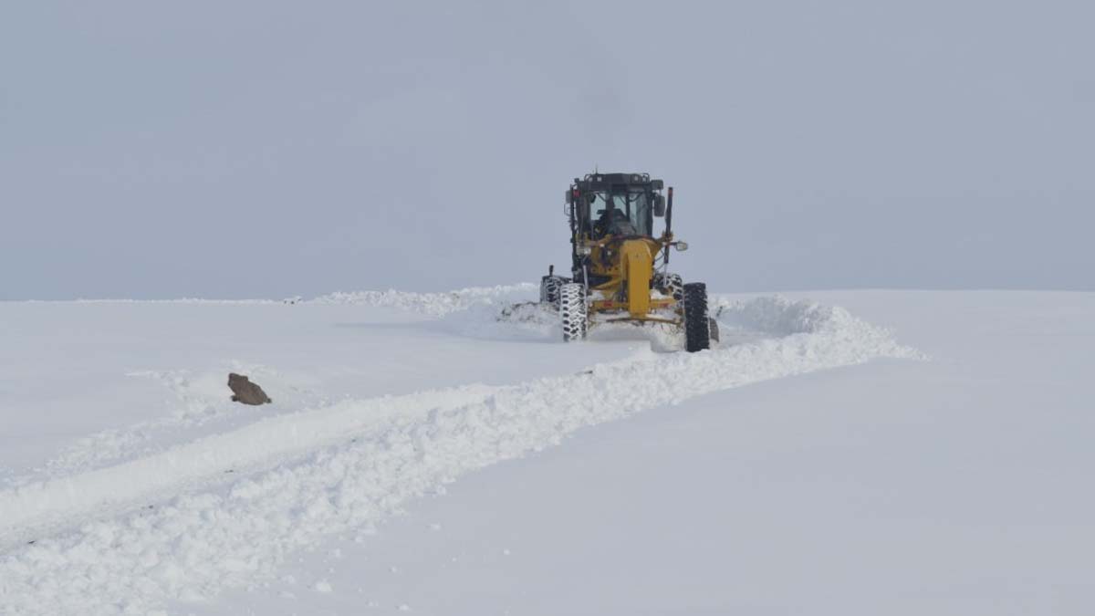 Kar Ağrı'yı felç etti... Yollar kapandı, çığ düştü