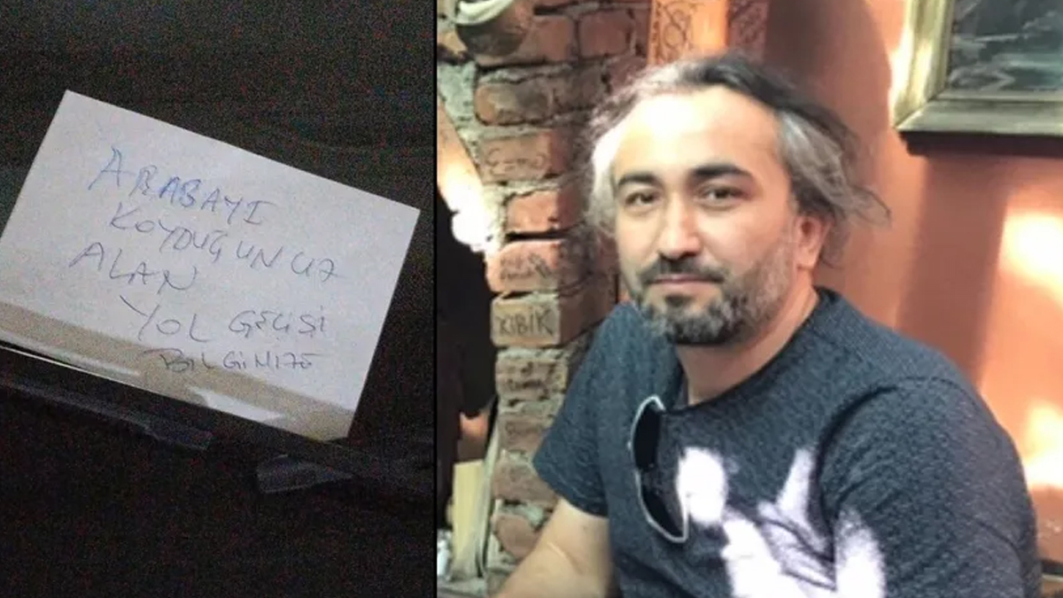 Savcının aracına bıraktığı not başına dert oldu