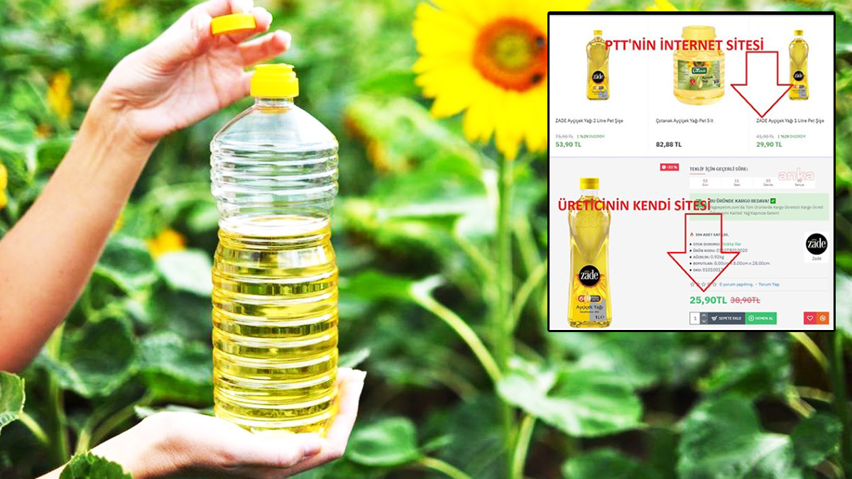PTT 'pahalı' ayçiçek yağlarının satışını durdurdu