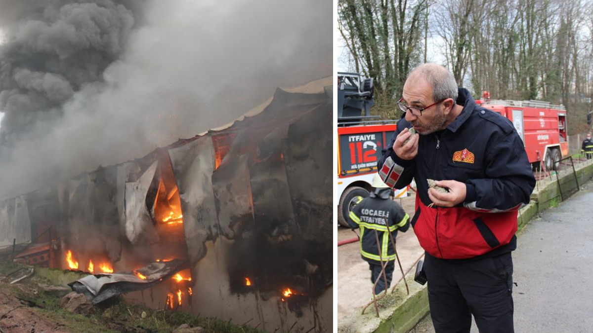 56 bin civciv alevlerin içinde kaldı: İtfaiyenin hareketi duygulandırdı