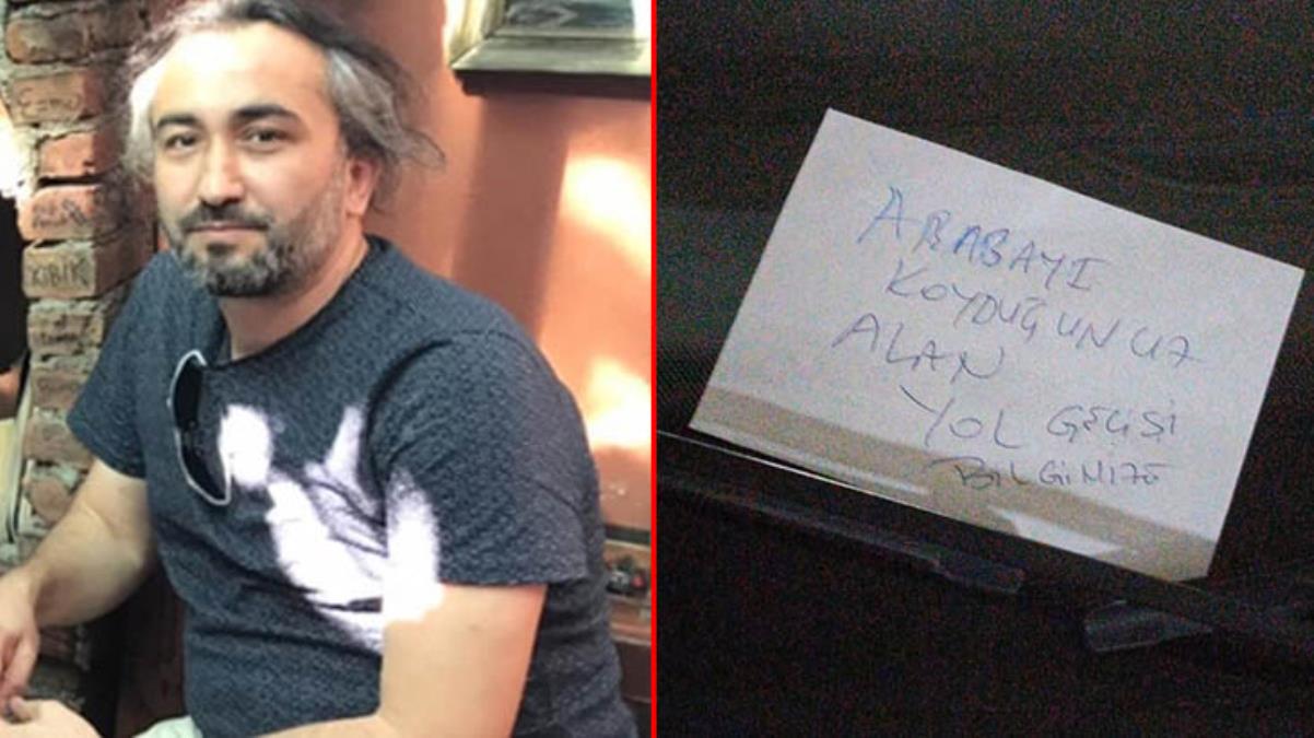 Savcı, araca bırakılan nota 'mala zarardan' değil, 'tehditten' soruşturma açmış