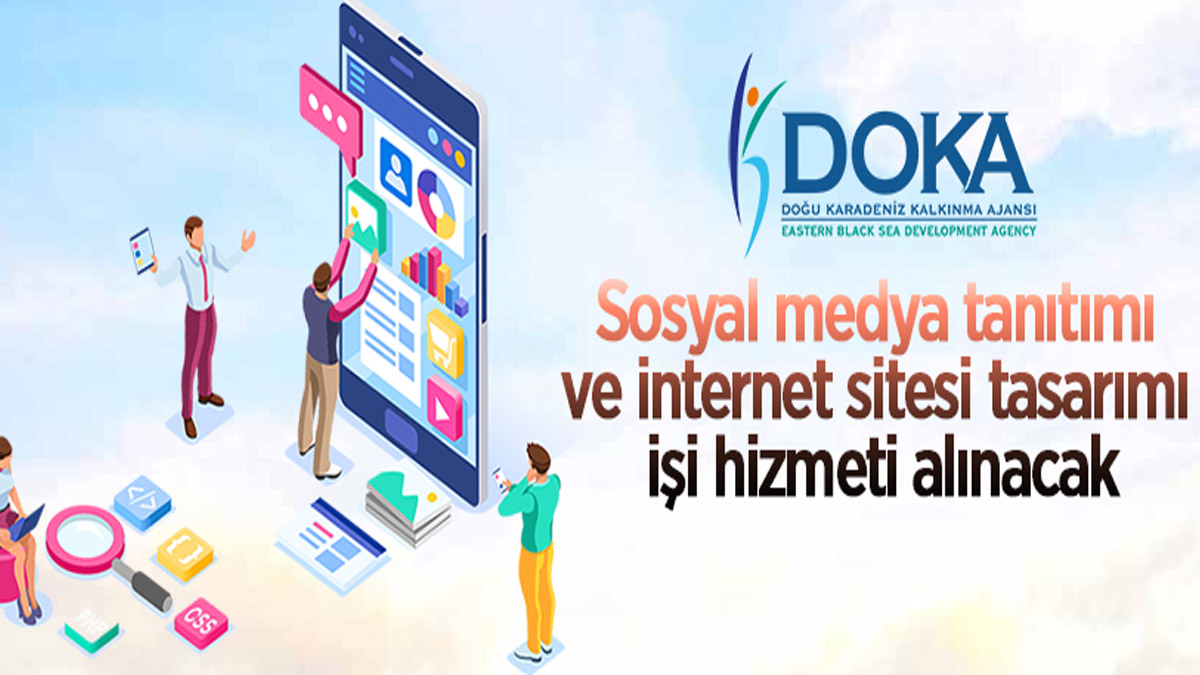 DOKA, Sosyal medya tanıtımı ve internet sitesi tasarımı işi hizmeti alacak