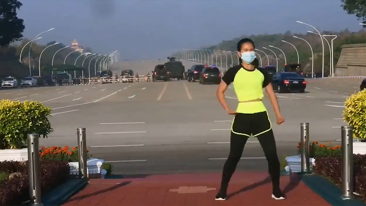 Myanmarlı kadın yanlışlıkla çekti sosyal medyada viral oldu