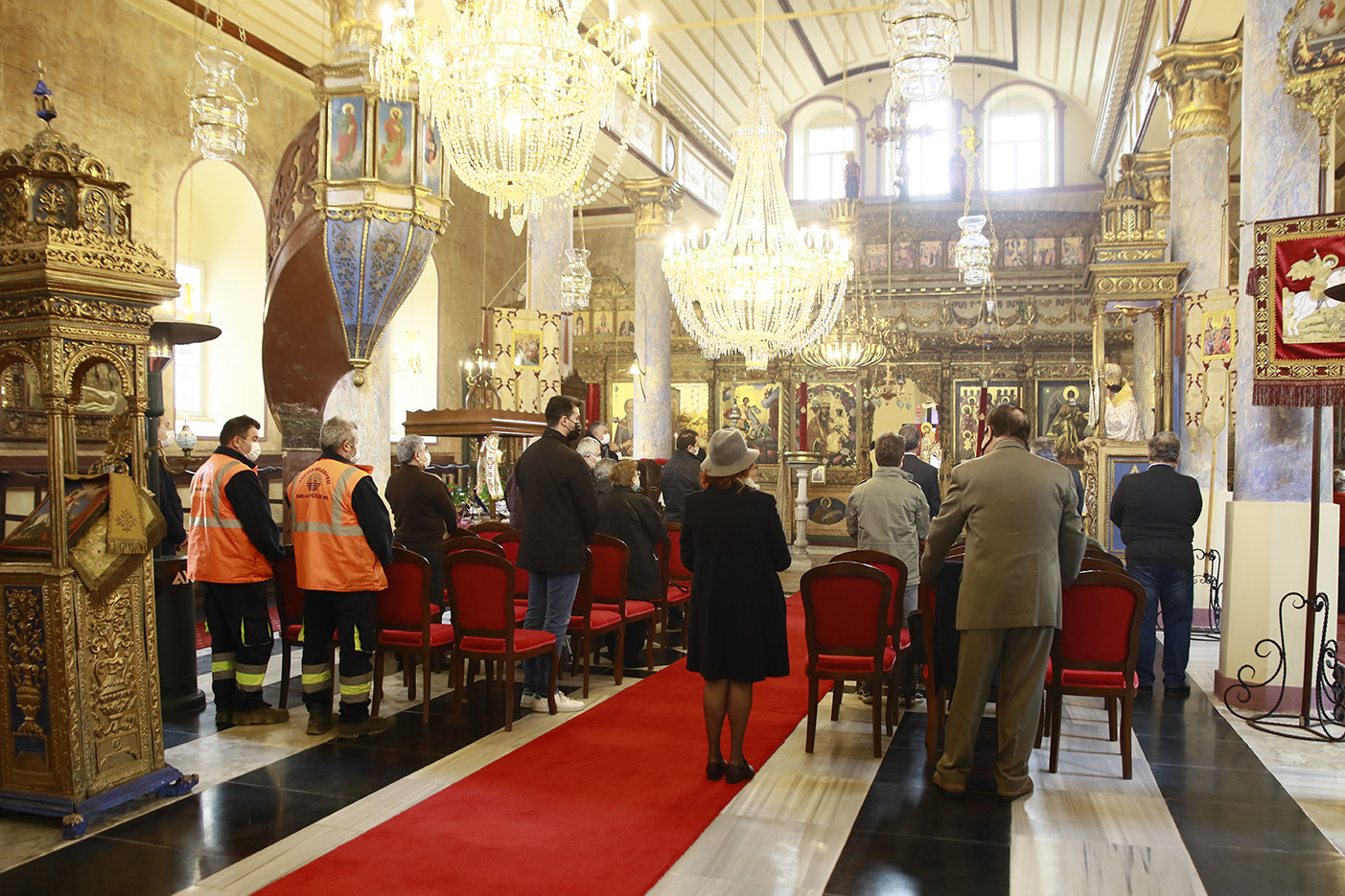 Aziz Trifon, ilk defa Yeniköy Aya Yorgi Kilisesi’nde anıldı