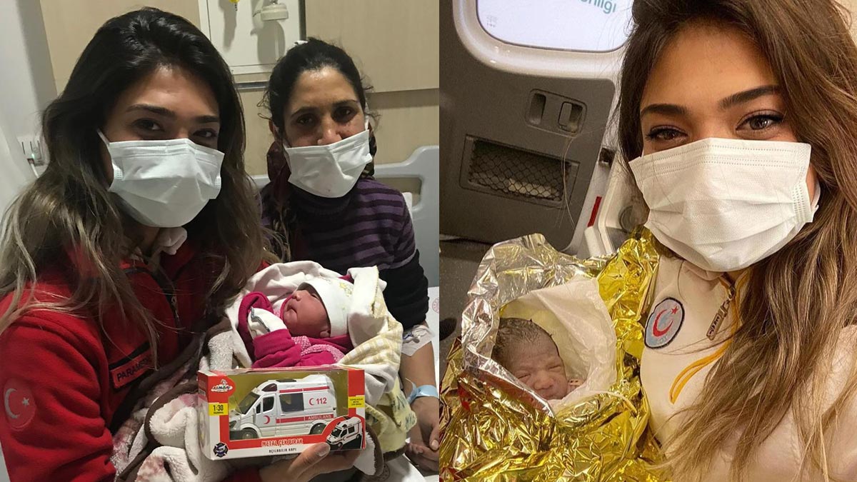 Depremde İnci'yi kurtarmıştı, bu defa otobüste doğum yaptırdı