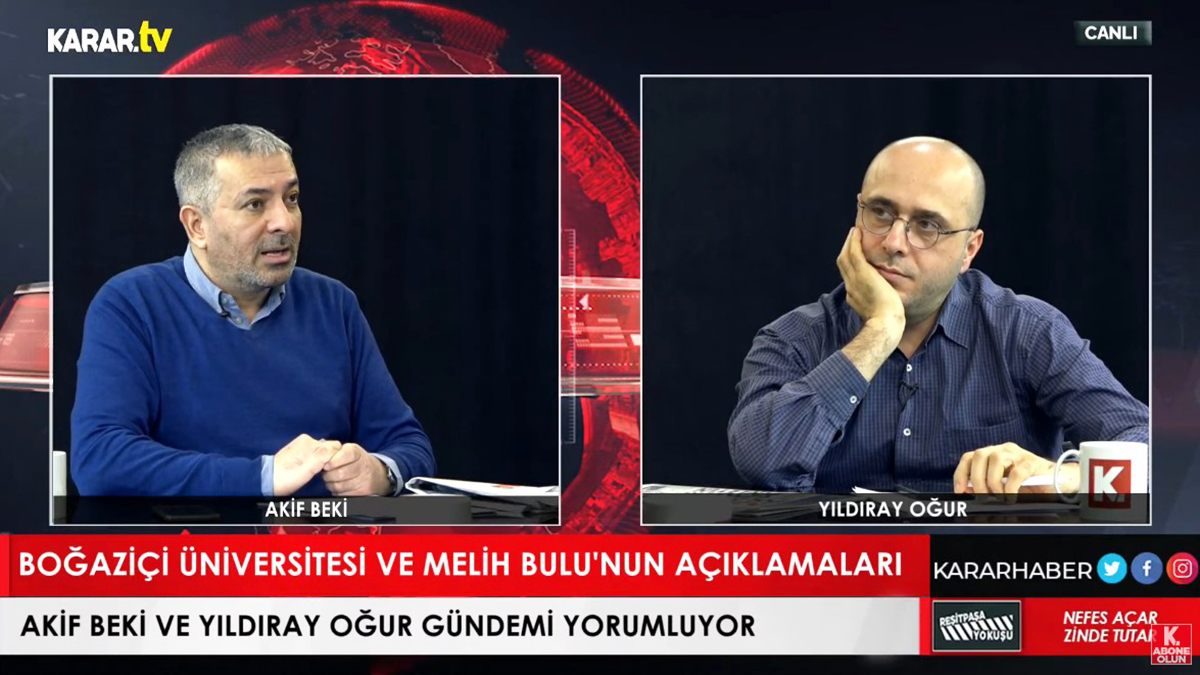 Yıldıray Oğur ve Akif Beki'den Boğaziçi tepkisi: Melih Bulu görüntülere rağmen öğrencilere iftira atıyor | Reşitpaşa Yokuşu