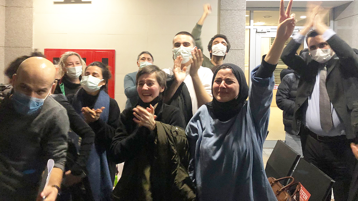 Gözaltı dalgasında mutlu son