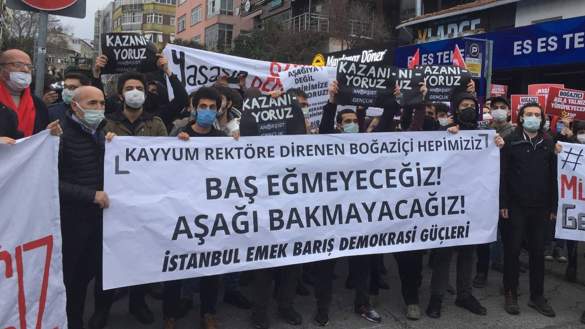 Boğaziçi Üniversitesi protestolarında 4 kişi tutuklandı