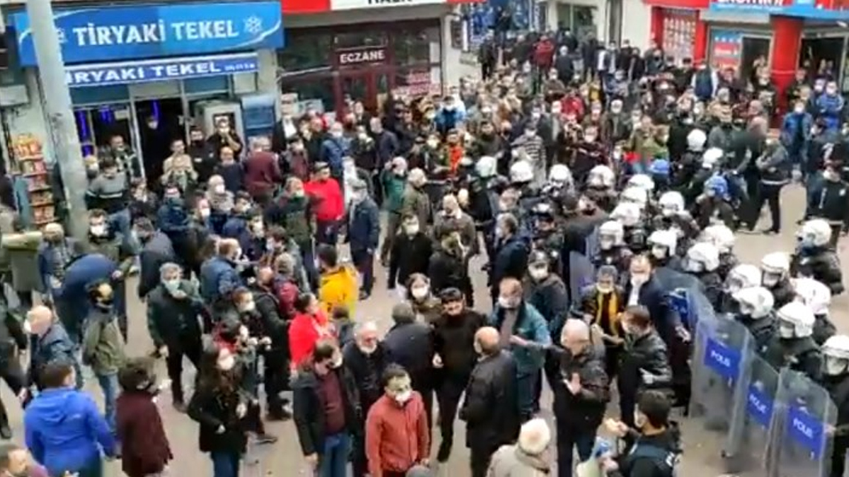 Artvin'de Boğaziçi eylemine müdahale: 2 gözaltı, 2 yaralı