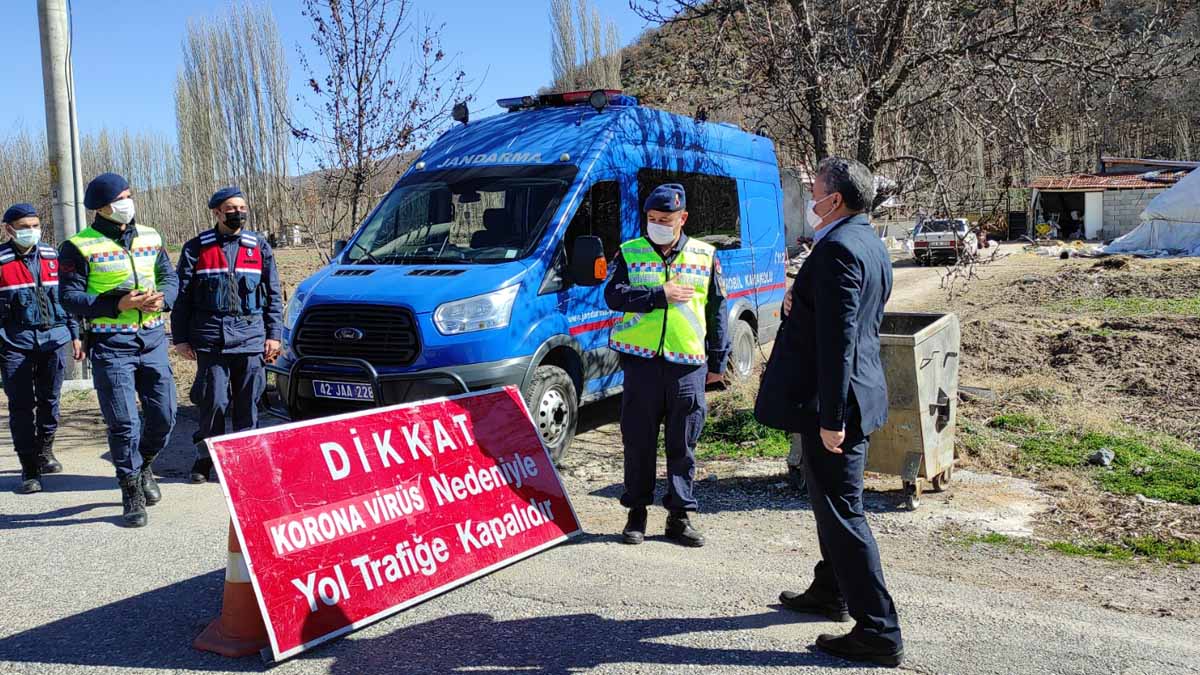 Konya'da mutant virüs karantinası devam ediyor