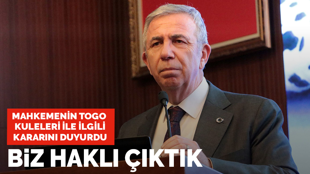 Yavaş�tan �Togo Kuleleri� paylaşımı Haklı çıktık, doğru duvar yıkılmadı Yavaş�tan �Togo Kuleleri� paylaşımı Haklı çıktık, doğru duvar yıkılmadı