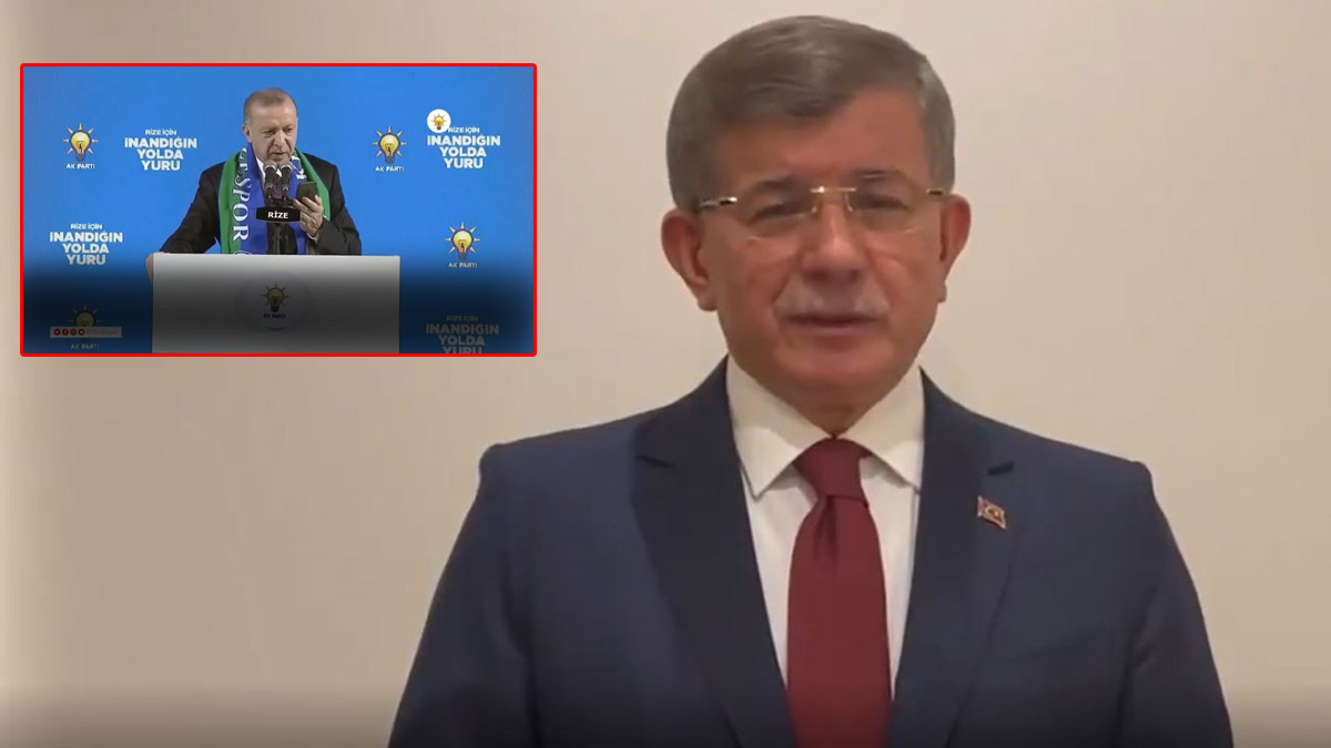 Davutoğlu'ndan Erdoğan'a 'şehit annesi' tepkisi: Ey ehli vicdan artık ayağa kalk