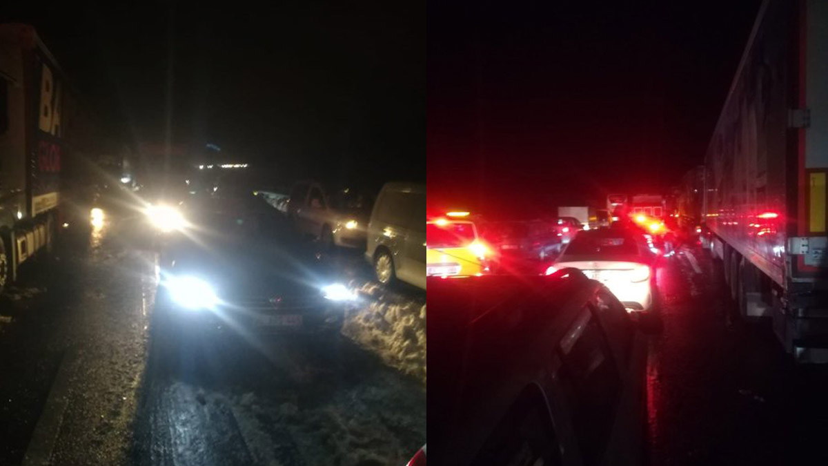 İstanbul-İzmir otoyolunda '17 saattir bitmeyen çile!’