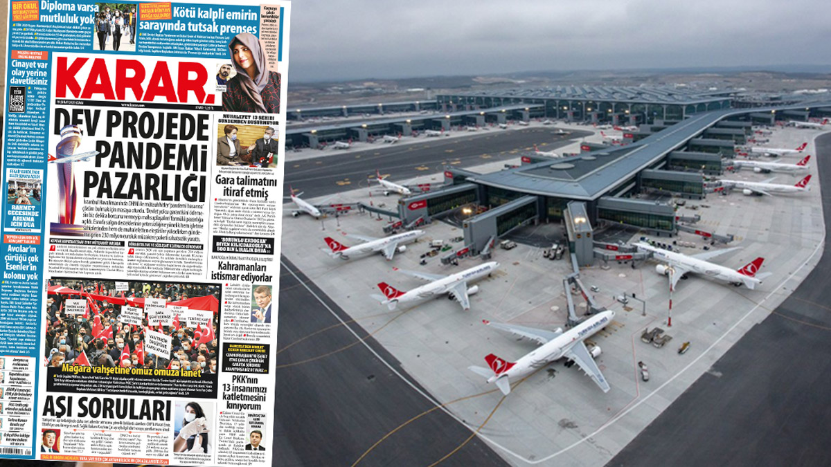 Dev projede pandemi pazarlığı